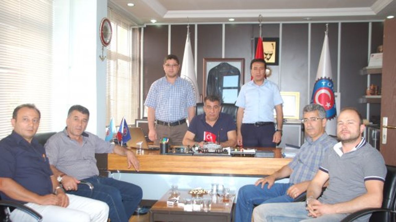 Elbistan Şeker-İş Sendikasından, Afşin Tes-İş Sendikasına Ziyaret