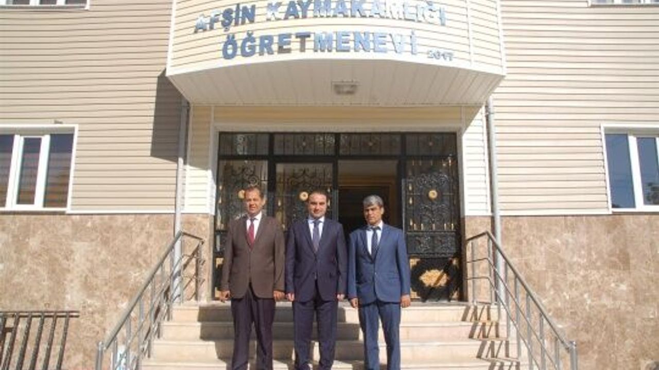 Afşin Öğretmenevi Yeni Yerinde Hizmete Başladı