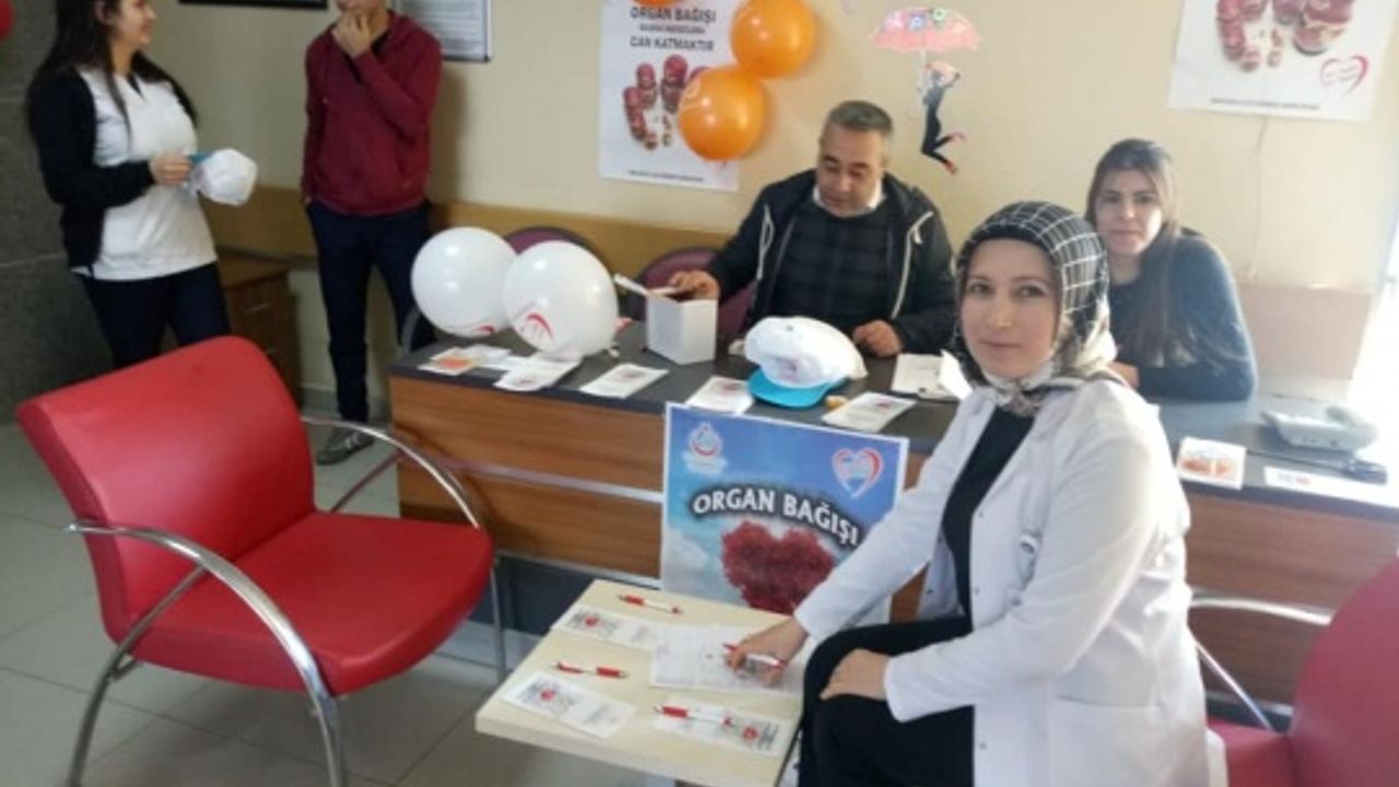 Afşin Devlet Hastanesinde Organ Bağışı Standı Açıldı