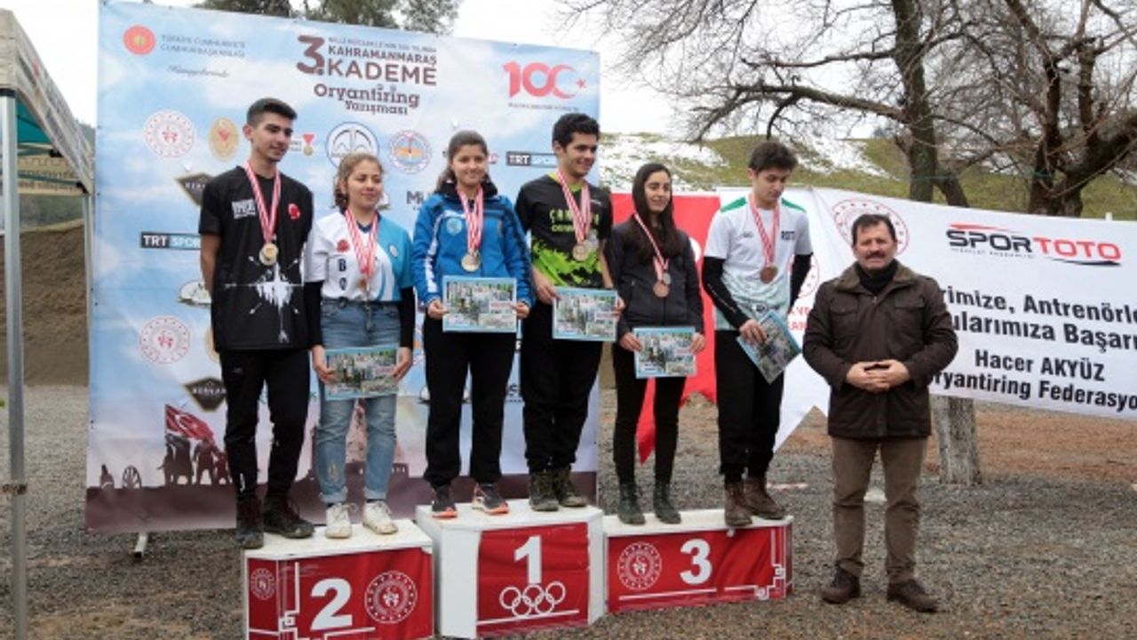 Türkiye Oryantiring 3. Kademe Yarışları, Kahramanmaraş'ta tamamlandı
