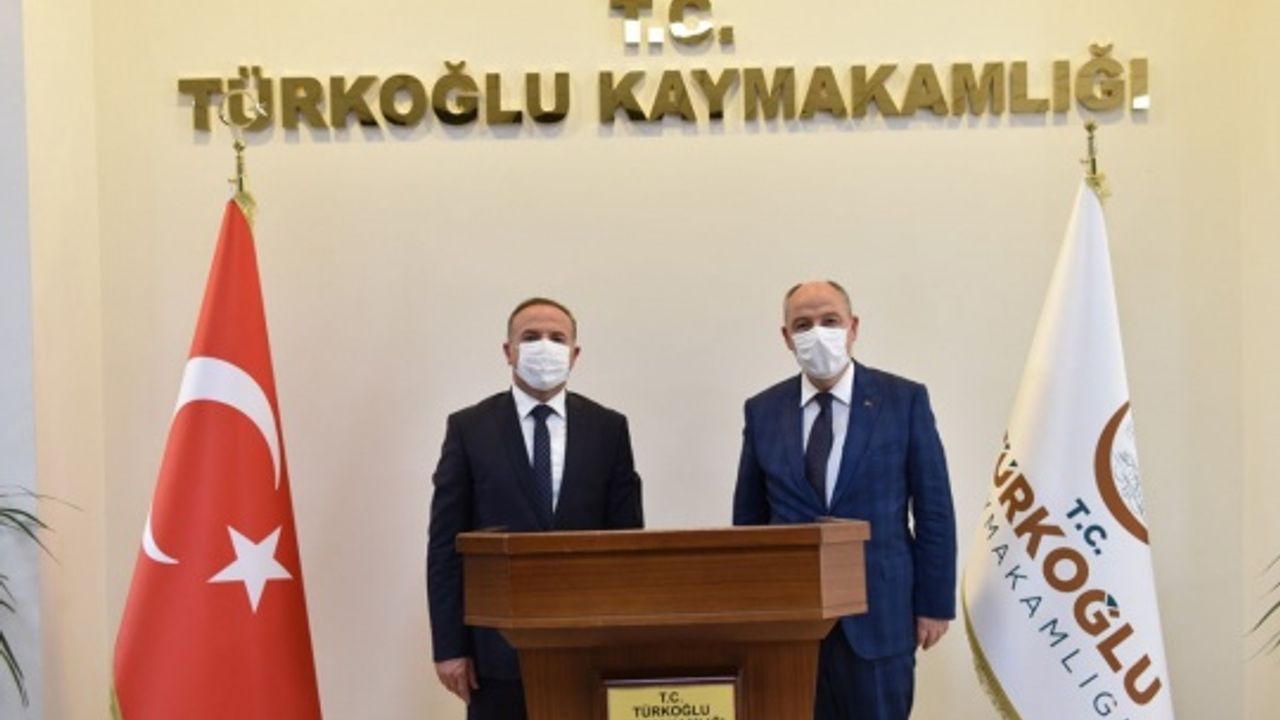 Vali Ömer Faruk Coşkun, Türkoğlu ilçesini ziyaret etti