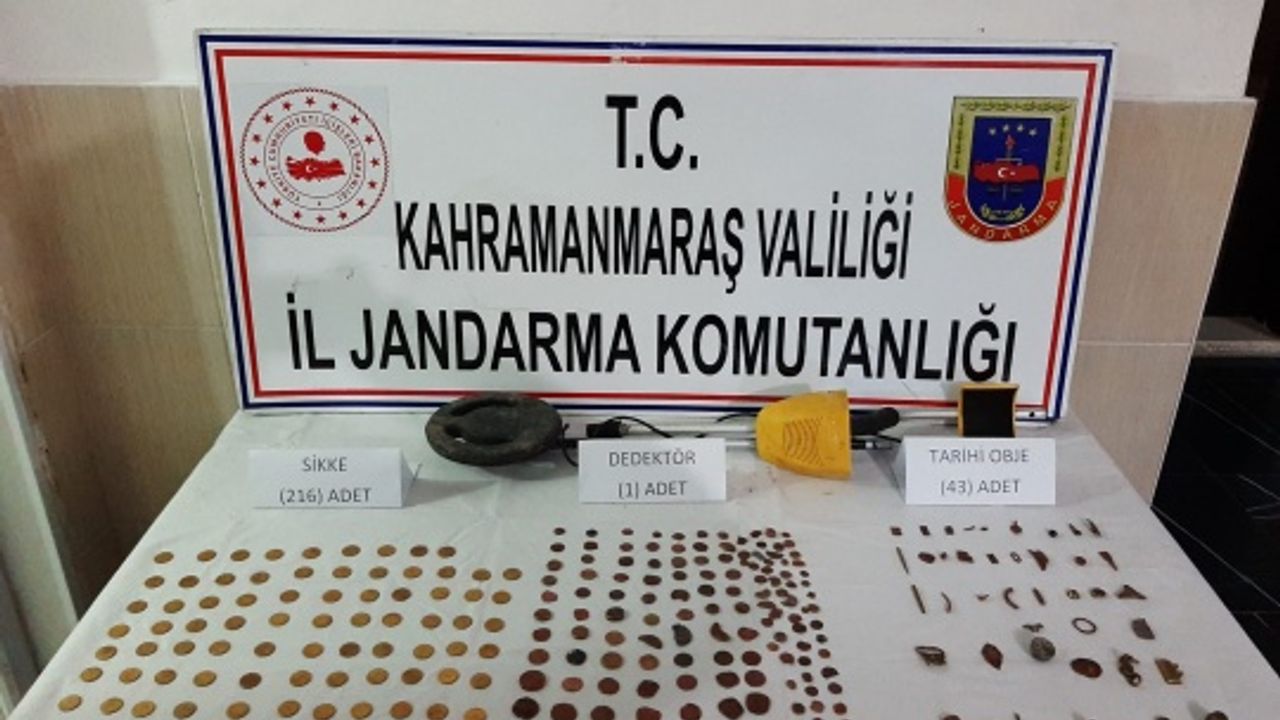 Tarihi eser niteliği taşıdığı değerlendirilen 259 obje ele geçirildi