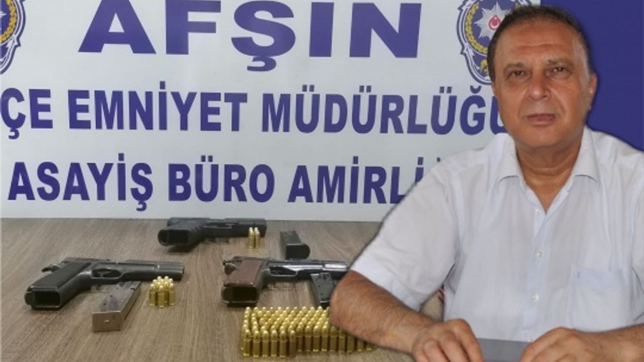 Yeni İlçe Emniyet Müdürü Afşin'de "Silaha Hayır" Dedi