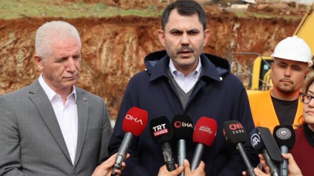 Bakan Kurum, Deprem Konutları İlk Etap Temel Atma Töreni'nde konuştu: