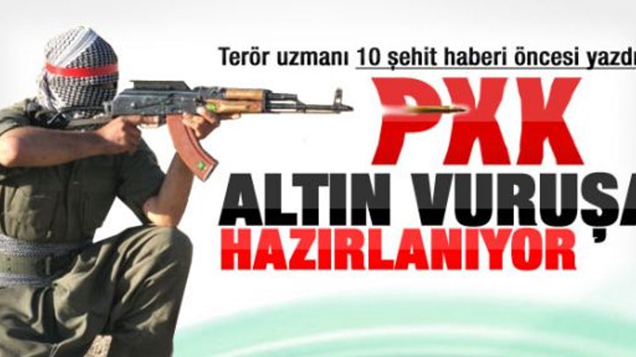 Sedat Laçiner: PKK altın vuruş hazırlığında