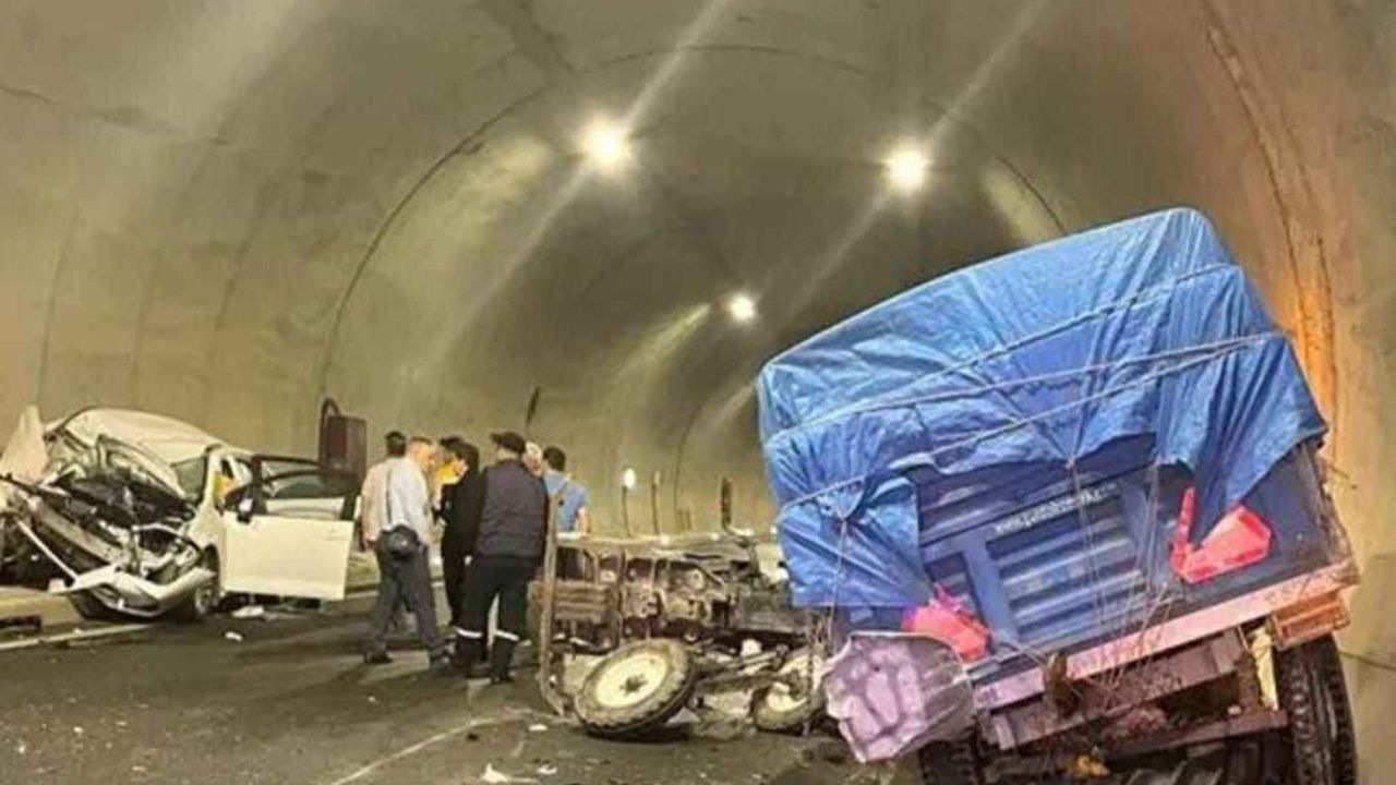 Kahramanmaraş’ta Tünel İçerisinde Kaza: 2 Yaralı