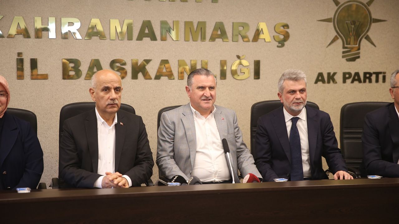 Gençlik ve Spor Bakanı Osman Aşkın Bak, Kahramanmaraş'ta konuştu: