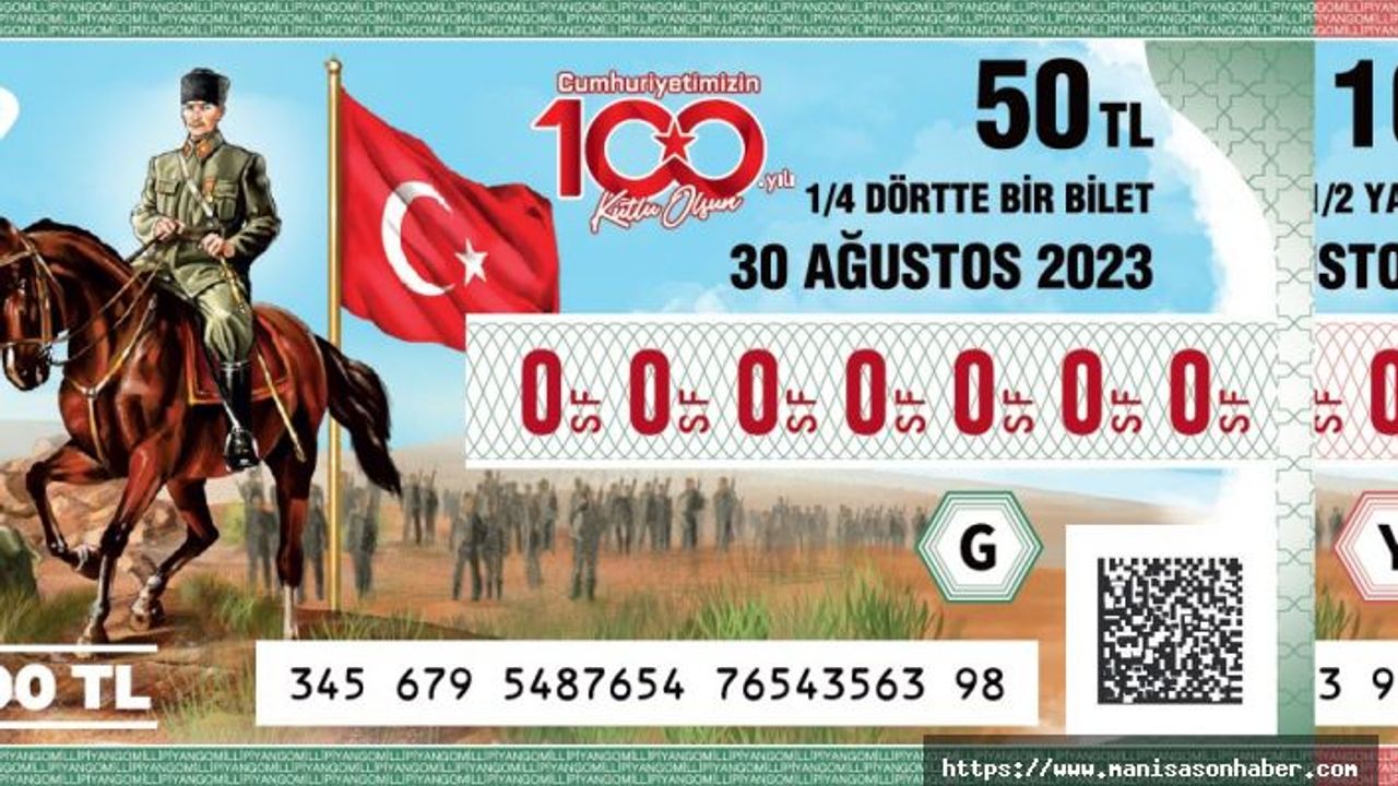 Milli Piyango 30 Ağustos Özel Çekilişinde Büyük İkramiye 50 Milyon Tl!