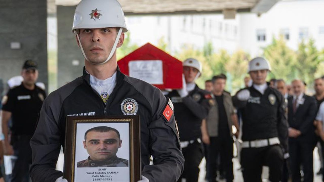 Şehit Polis Yusuf Çağatay Sanalp Son Yolculuğuna Uğurlandı