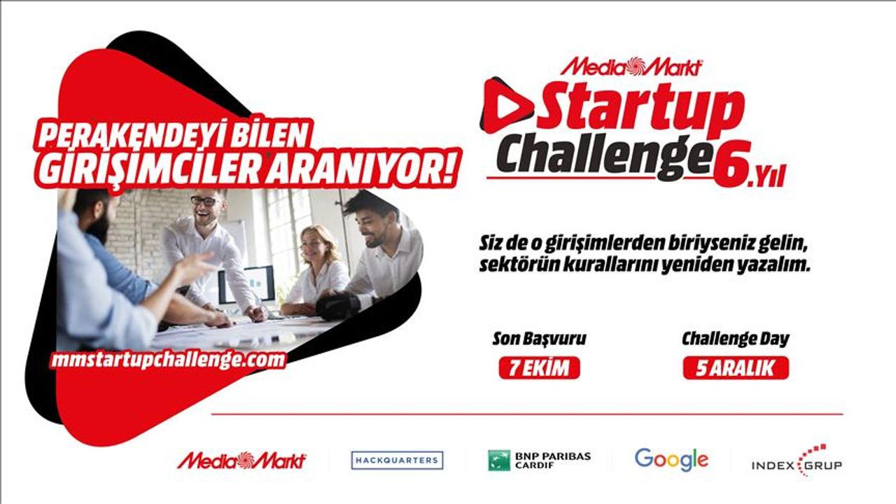 Bu yıl 6’ncısı düzenlenen MediaMarkt Startup Challenge için başvurular başladı!