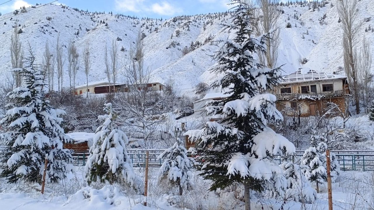 Kahramanmaraş'ta Kar Sonrası Kartpostallık Görüntüler