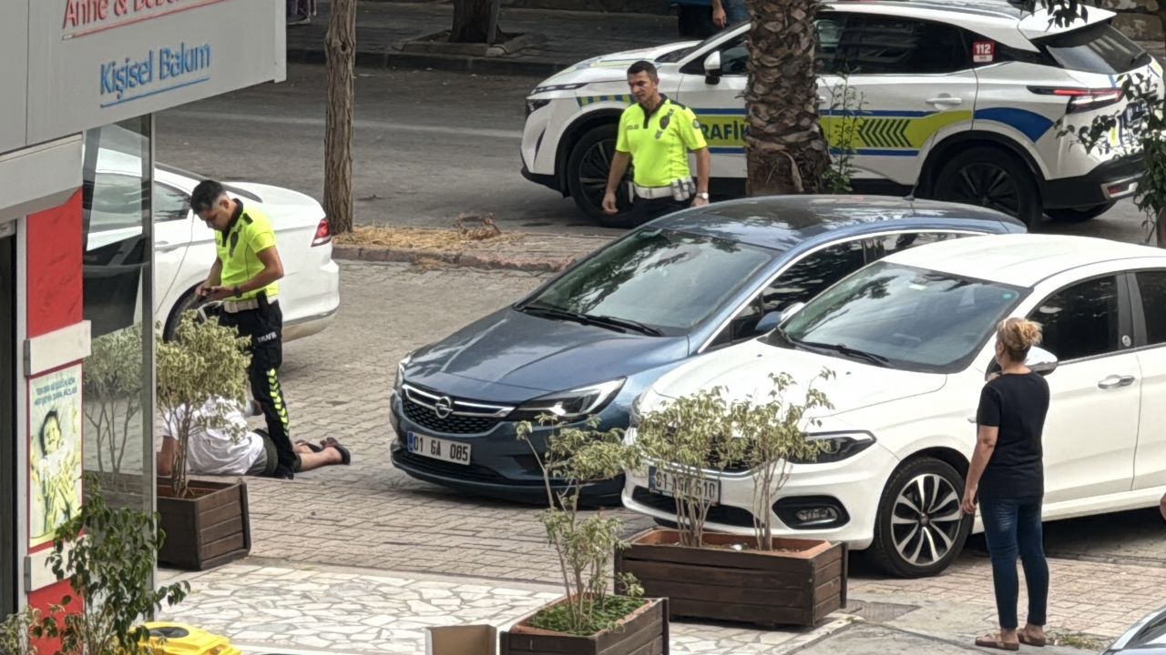 Adana'da polisten kaçmaya çalışan motosikletli kovalamaca sonucu yakalandı