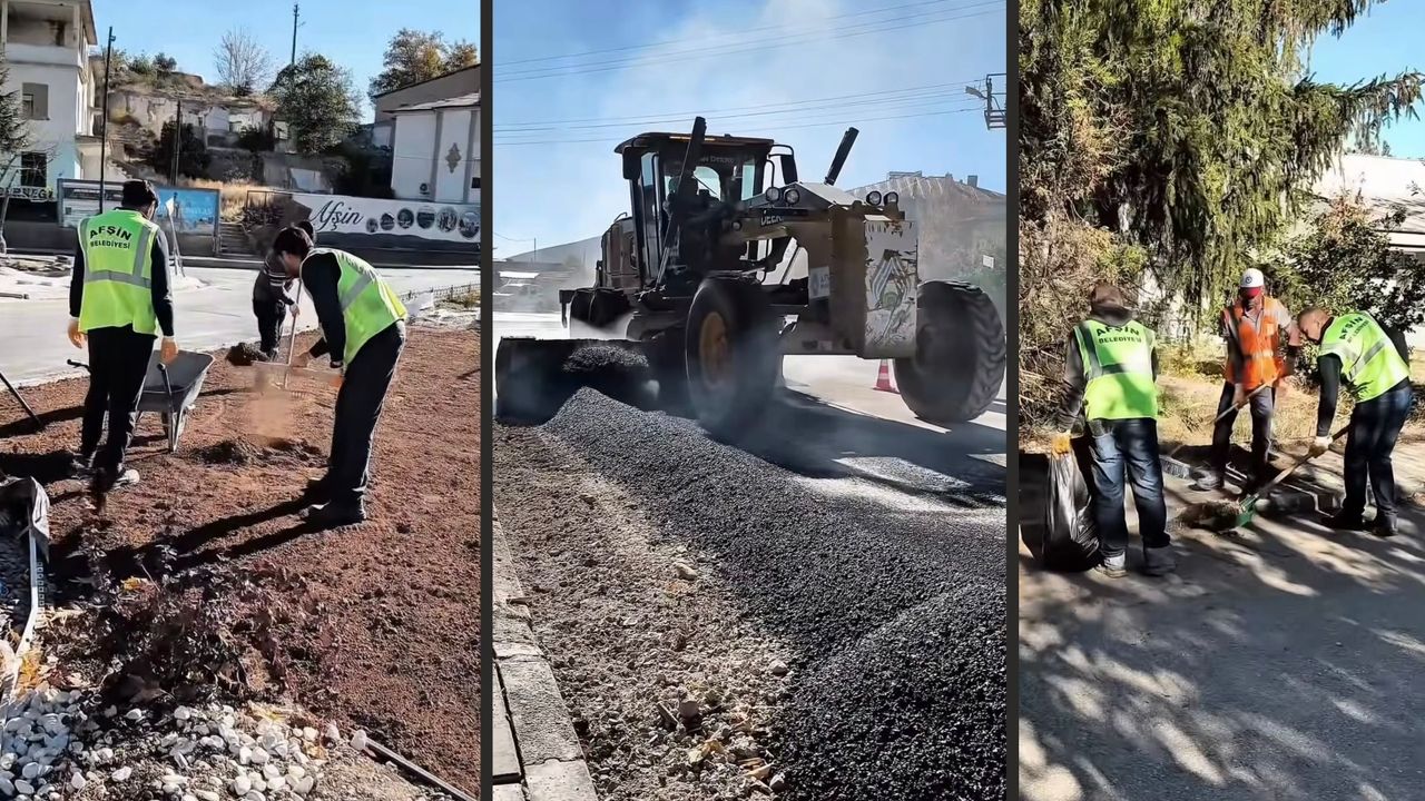 Afşin Belediyesi Ekipleri İlçe Genelinde Çalışmalarını Sürdürüyor