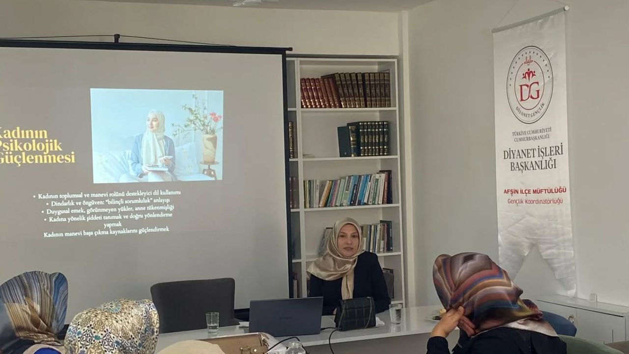 Afşin İlçe Müftülüğünden “Kadın–Aile–Toplum” Odaklı Eğitim Programı