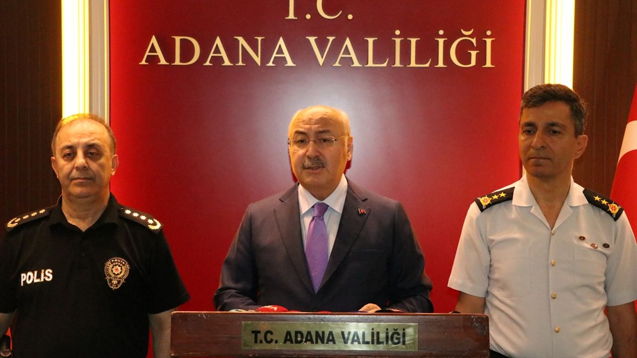Adana Valisi Yavuz Selim Köşger eylül ayındaki asayiş çalışmalarını değerlendirdi:
