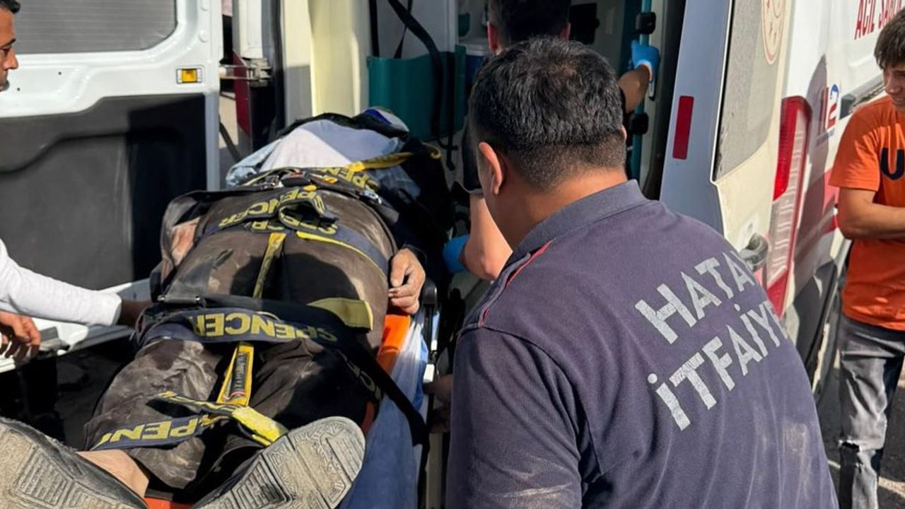 Hatay'da kamyonun çarptığı kişi yaralandı
