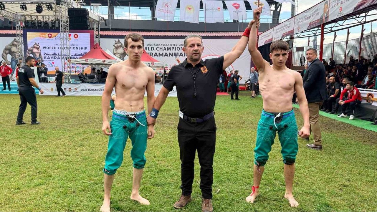 Kahramanmaraş’ta Dünya Karakucak Güreş Şampiyonası Başladı