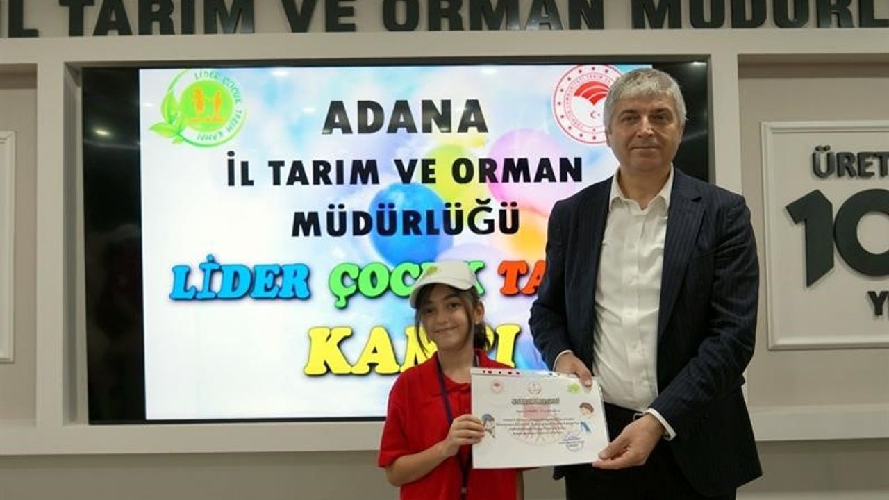 "Lider Çocuk Kampı"yla çocuklar, hayvancılık ve tarım öğrendi