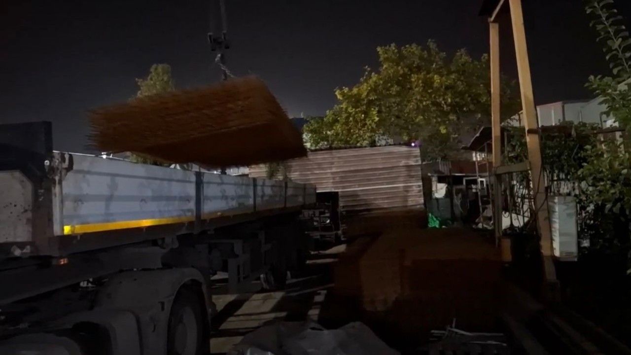 Osmaniye’de 18 ton çelik hasır hırsızlığı: 2 şüpheli tutuklandı