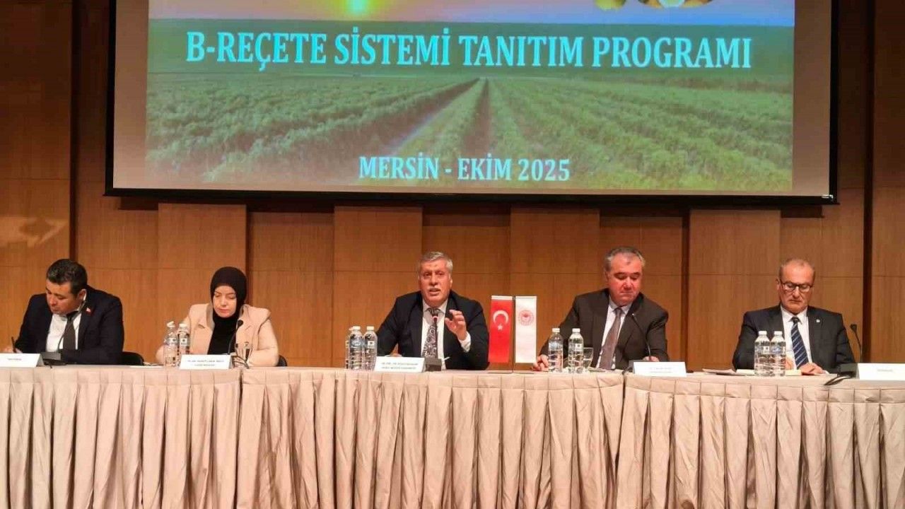 Tarımda dijital dönüşüm: ’B-Reçete’ sistemi Mersin’de tanıtıldı