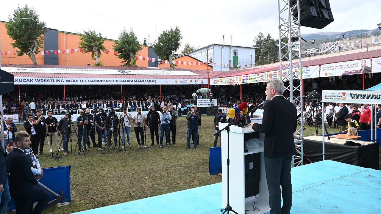 “Bugün Dünya Güreş Tarihine Kahramanmaraş’tan Bir Sayfa Daha Ekleniyor”