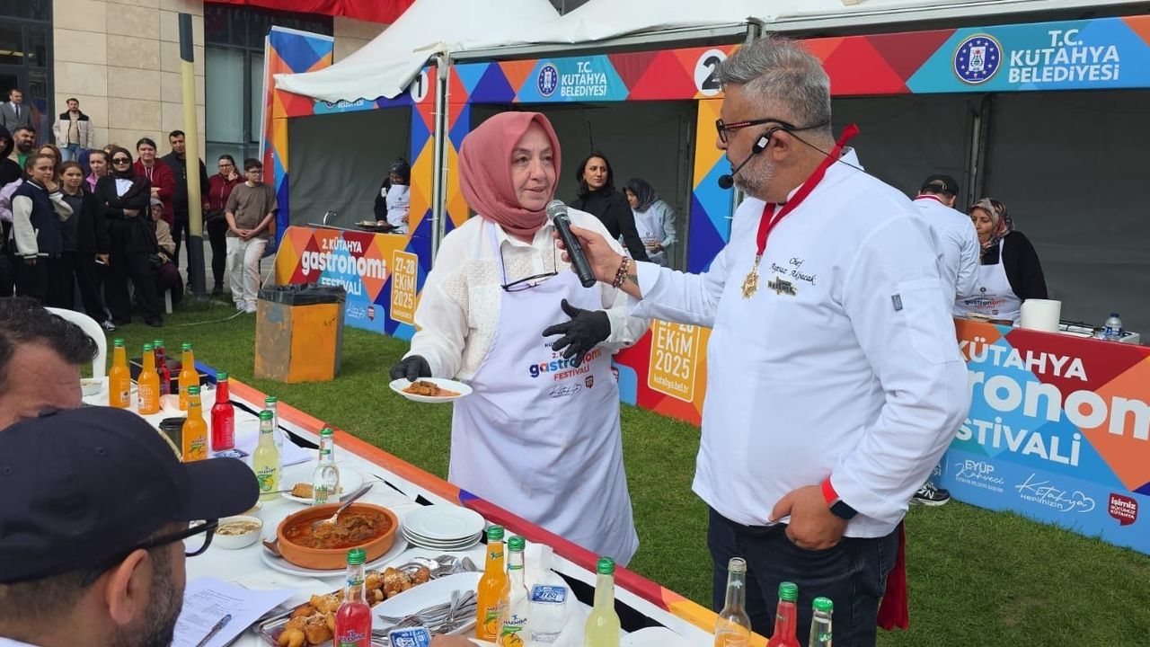 Kütahya’da Gastronomi Festivali renkli görüntülerle sona erdi