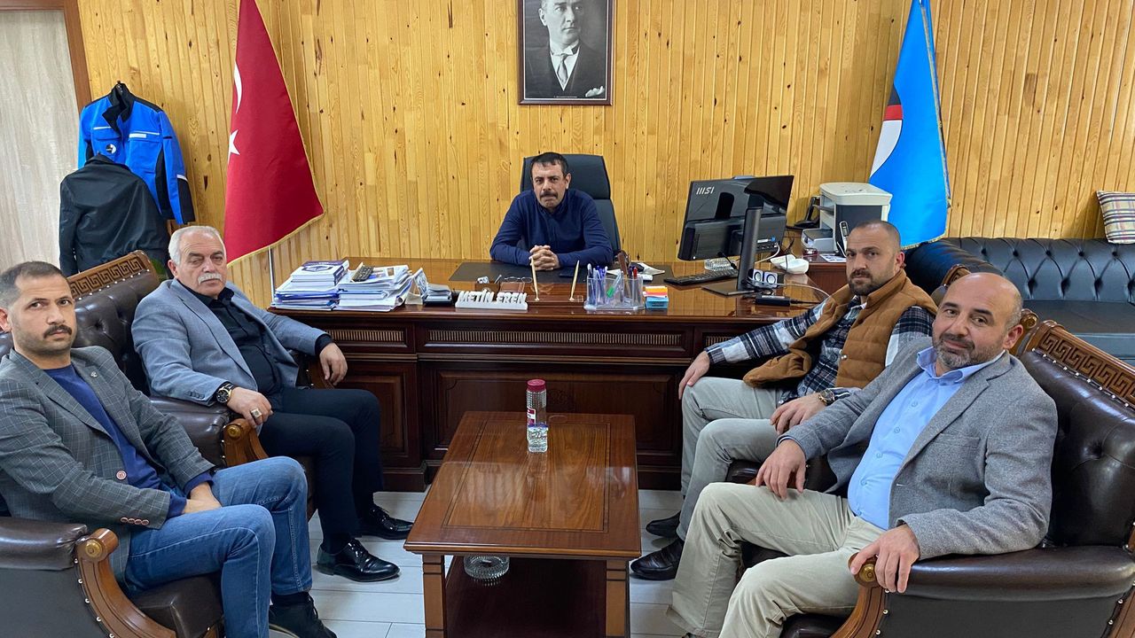 MHP Afşin İlçe Teşkilatından Afşin-Elbistan Linyitleri Müdürlüğüne Ziyaret