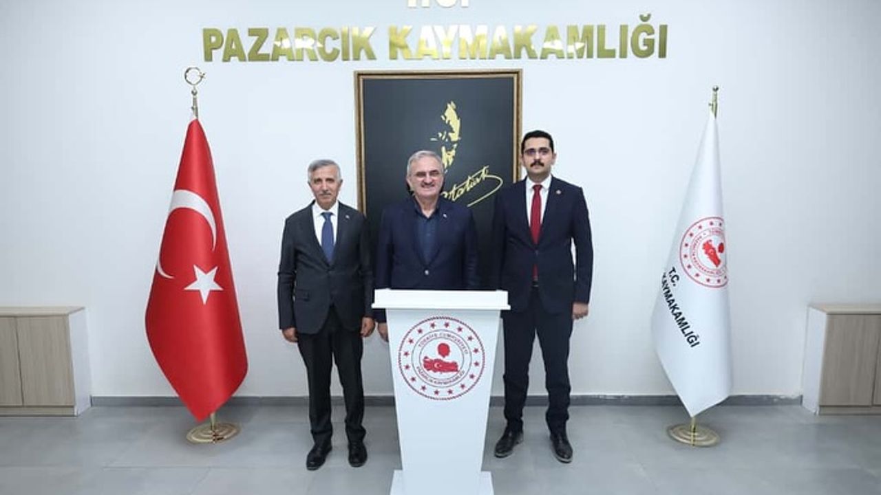 Pazarcık Kaymakamlığına Ziyaret