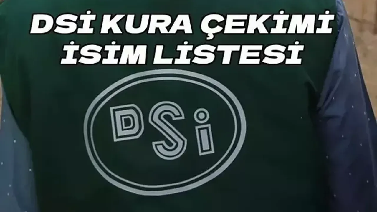 DSİ KURA ÇEKİMİ SONUÇ SORGULAMA || DSİ kura çekimi sonuçları isim listesi açıklandı mı? Gözler DSİ 1389 personel alımı