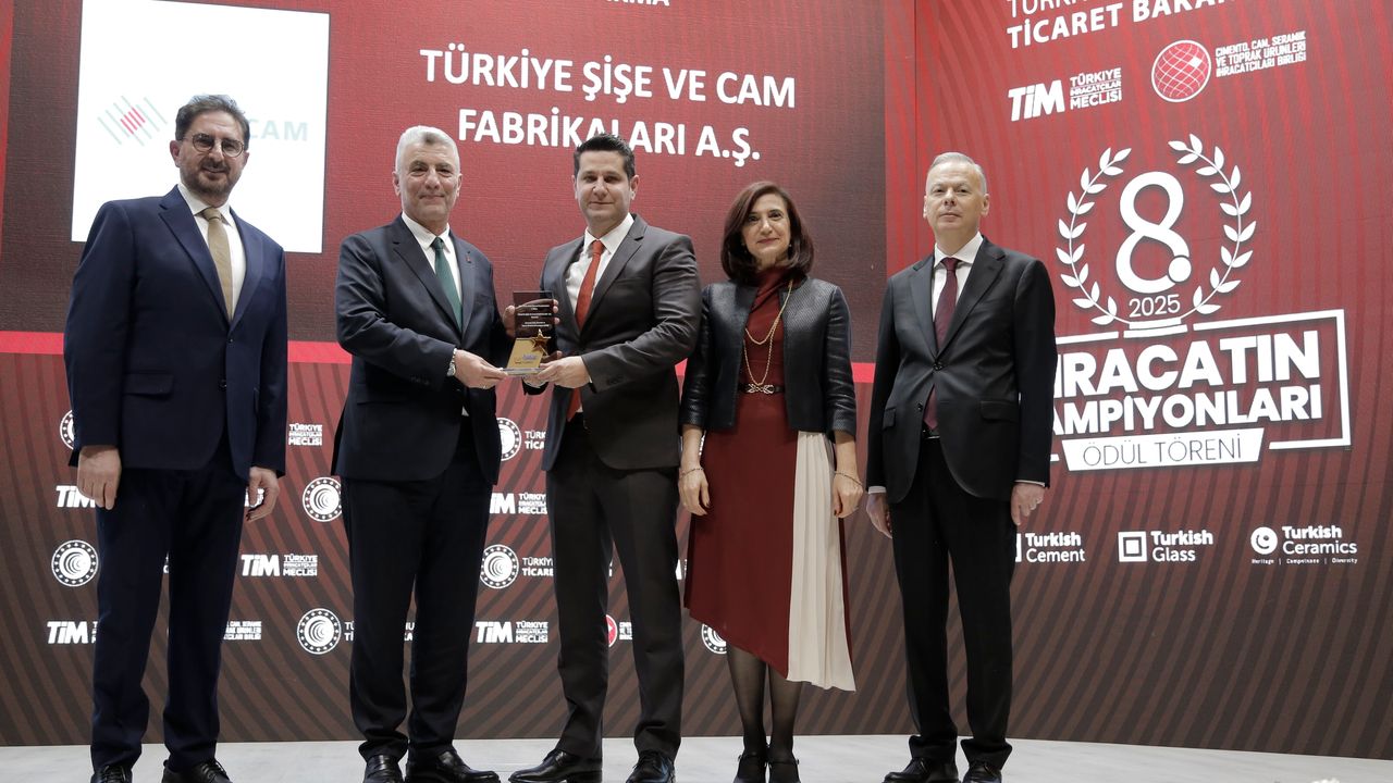 Şişecam'a 3 kategoride 'En Fazla İhracat Yapan Firma' ödülü