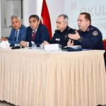 Silifke'de okul güvenliği koordinasyon toplantısı yapıldı