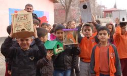 Öğrenciler Kuşlar Üşümesin Diye Kış Yuvası Yaptı