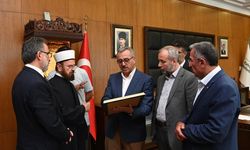 Başkan Güngör, Dünya Müslüman Âlimler Birliği Genel Sekreteri Karadaği ile Bir Araya Geldi