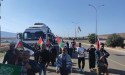 Şefkatli Eller Filistin için Cilvegözü sınır kapsında