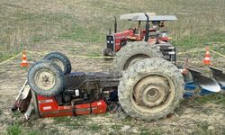 Adana'da devrilen traktörün sürücüsü öldü