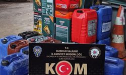 Burdur’da 820 litre kaçak yağ ele geçirildi