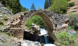 Tarihi taş köprü turizme kazandırılmayı bekliyor