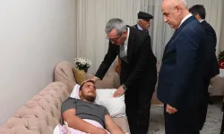 Kirişci ve Güngör’den Gazi Gürbak’a Geçmiş Olsun Ziyareti!