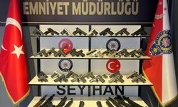 Adana'da ruhsatsız 53 silah ele geçirildi