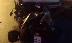 Alkollü motosiklet sürücüsü trafik kazasında ağır yaralandı