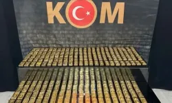 Hakkari'de 221 kilogram külçe altın ele geçirildi