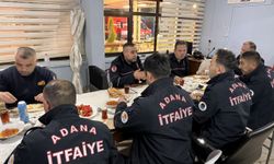 Adana'da itfaiyeciler ilk sahuru mesaide yaptı