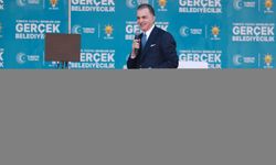 AK Parti Sözcüsü Ömer Çelik, partisinin Mersin mitinginde konuştu