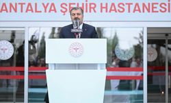 Sağlık Bakanı Koca, Antalya Şehir Hastanesi'nin açılışında konuştu
