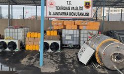 Tekirdağ'da 1040 litre kaçak etil alkol ele geçirildi