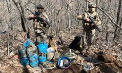 Bingöl'de terör örgütü PKK/KCK'ya ait sığınak bulundu