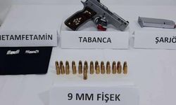 Kayseri'de 2 kişi uyuşturucu ve tabancayla yakalandı