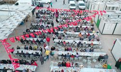 Kahramanmaraş'ta Depremzede Vatandaşlar "Birlik ve Kardeşlik" İftarında Buluştu