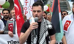 Alanya Alaaddin Keykubat Üniversitesi'nde Filistin'e destek yürüyüşü düzenlendi