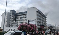 Alanya'da otel lojmanında çıkan yangında 9 kişi dumandan etkilendi